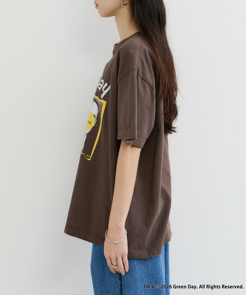 GOOD ROCK SPEED(グッドロックスピード)の「【GOOD ROCK SPEED / グッドロックスピード】Green Day-T(Tシャツ/カットソー・レディース・ブラウン・FREE)」の7枚目の写真