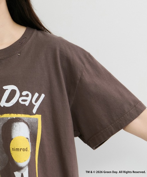 GOOD ROCK SPEED(グッドロックスピード)の「【GOOD ROCK SPEED / グッドロックスピード】Green Day-T(Tシャツ/カットソー・レディース・ブラウン・FREE)」の10枚目の写真