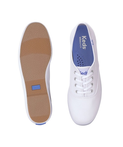 Keds(ケッズ)の「Keds ケッズ チャンピオン キャンバス ホワイト(スニーカー・レディース・ホワイト・23.0cm/23.5cm/24.0cm/24.5cm/25.0cm/22.5cm)」の8枚目の写真