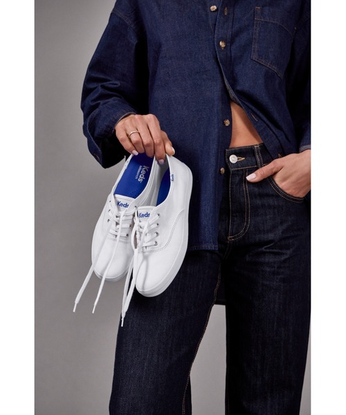 Keds(ケッズ)の「Keds ケッズ チャンピオン キャンバス ホワイト(スニーカー・レディース・ホワイト・23.0cm/23.5cm/24.0cm/24.5cm/25.0cm/22.5cm)」の14枚目の写真