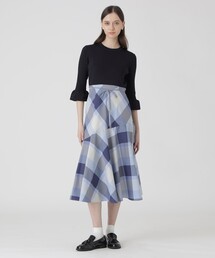 BLUE LABEL CRESTBRIDGE（ブルーレーベルクレストブリッジ）の「【10周年記念】クレストブリッジチェックドッキングドレス（ワンピース）」