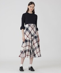 BLUE LABEL CRESTBRIDGE（ブルーレーベルクレストブリッジ）の「【10周年記念】クレストブリッジチェックドッキングドレス（ワンピース）」