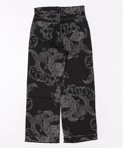 ARCHIVER(アーカイバ)の「【Lp】タトゥードラゴンブラックデニムパンツ(デニムパンツ・レディース・ブラック・MEDIUM/LARGE)」の8枚目の写真