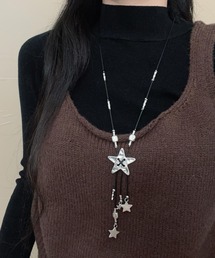 MEMECLE（メメクル）の「【 MEMECLE / メメクル 】ボタンコア カジュアル スターネックレス　スターコア（ネックレス）」