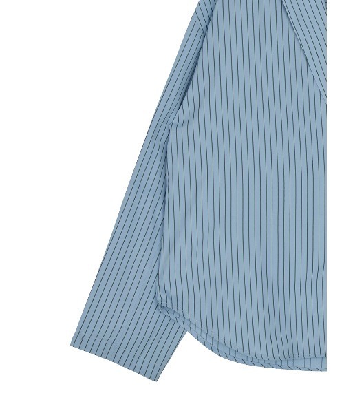 Ameri（アメリ）の「PINSTRIPE JACKET DETAIL SHIRT（シャツ/ブラウス・レディース・ピンク/ライトブルー・MEDIUM/SMALL）」の19枚目の写真