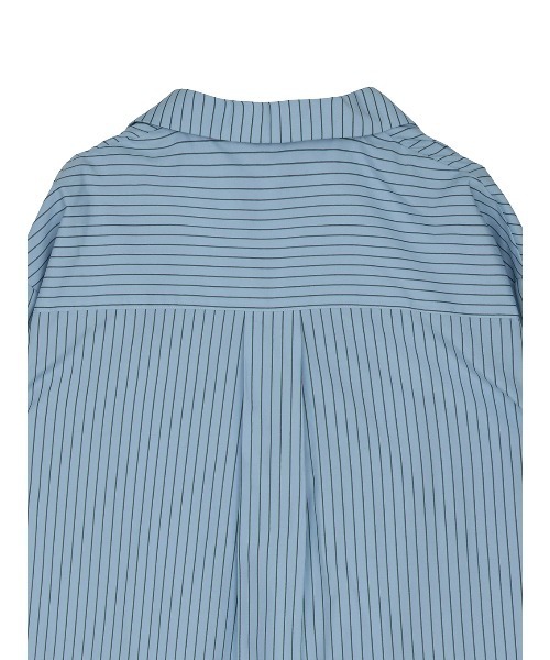 Ameri（アメリ）の「PINSTRIPE JACKET DETAIL SHIRT（シャツ/ブラウス・レディース・ピンク/ライトブルー・MEDIUM/SMALL）」の22枚目の写真