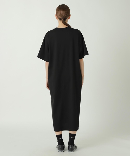 ZUCCa（ズッカ）の「HEART LOGO JERSEY（ワンピース・レディース・ダークグレー/ブラック/ライトブルー・M size）」の6枚目の写真