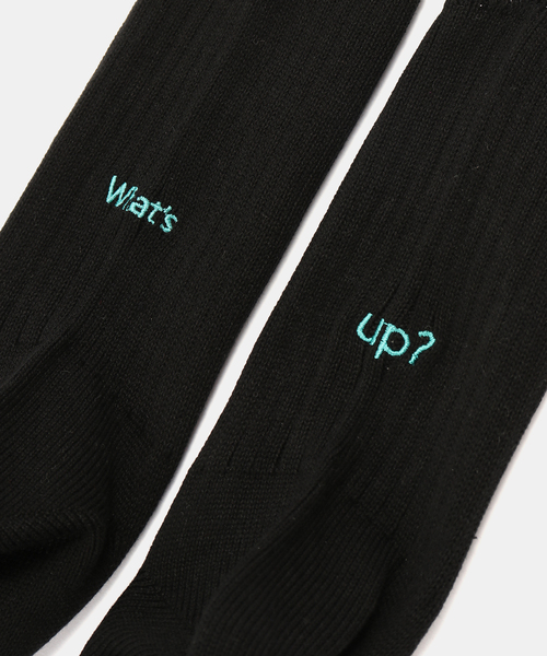ROSTER SOX(ロスターソックス)の「【ROSTER SOX /ロスターソックス】 WWHATS UP SOCKS(ソックス/靴下・レディース・ブラック/ホワイト/ピンク・FREE)」の6枚目の写真