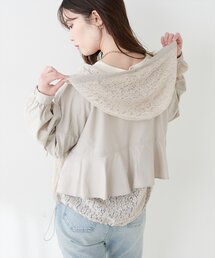 natural couture（ナチュラルクチュール）の「レースコンビブルゾン（ブルゾン）」