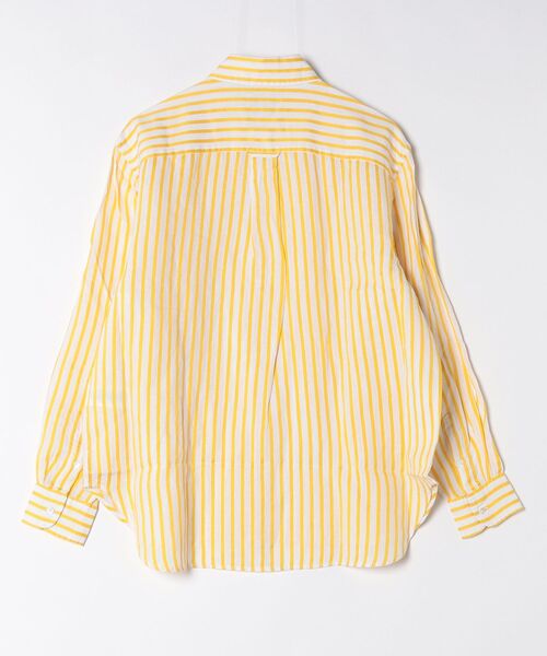 POLO RALPH LAUREN(ポロ ラルフ ローレン)の「オーバーサイズ フィット ストライプド リネンコットン シャツ(シャツ/ブラウス・レディース・ホワイト・S/XS/L/M/XXS)」の7枚目の写真