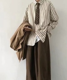 レトロストライプシャツ