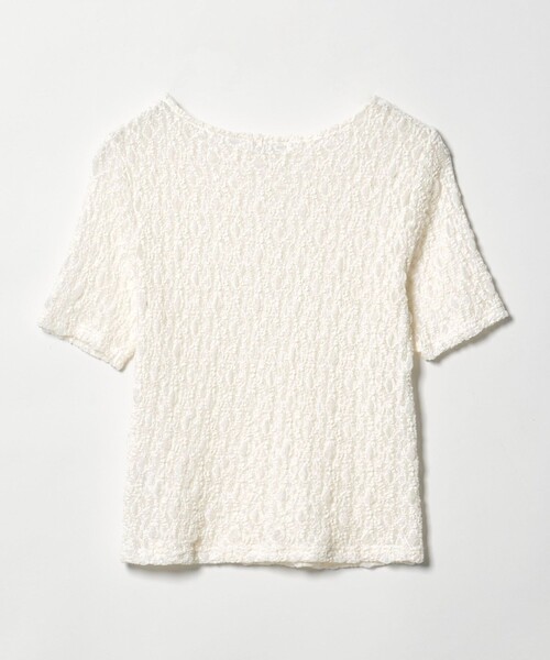 conte(コンテ)の「<conte>リンクルシャーリング レースTシャツ(Tシャツ/カットソー・レディース・ブラック/オフホワイト・FREE)」の16枚目の写真
