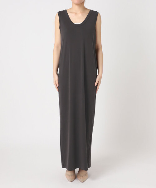 plage（プラージュ）の「sand wash loose ワンピース（ワンピース・レディース・ライトグレー/ブラウン・36/38）」の22枚目の写真