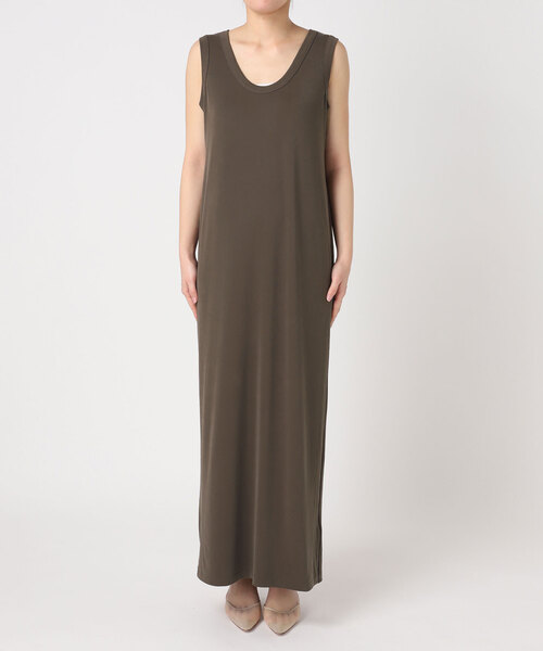 plage（プラージュ）の「sand wash loose ワンピース（ワンピース・レディース・ライトグレー/ブラウン・36/38）」の20枚目の写真