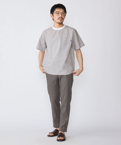 SHIPS（シップス）の「SHIPS:〈MADE IN JAPAN〉空羽 サッカー Tシャツ（Tシャツ/カットソー・メンズ・ブラック/ネイビー/ダークグレー/ライトグレー/コバルトブルー/ダークブルー/チャコールグレー・SMALL/X-LARGE/LARGE/MEDIUM）」の13枚目の写真