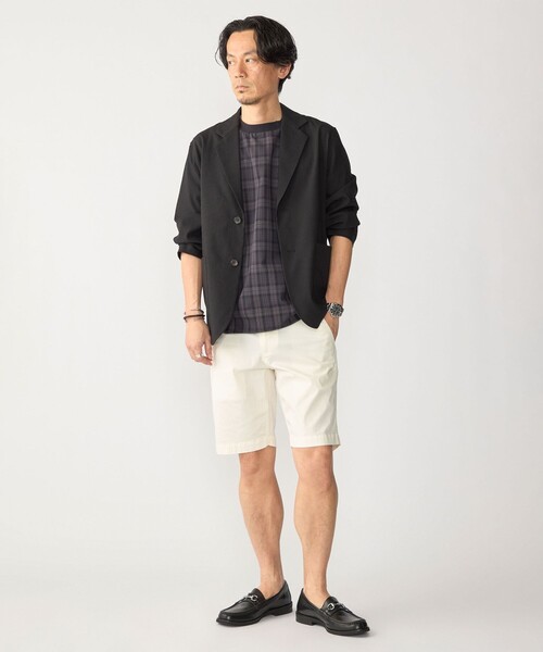 SHIPS（シップス）の「SHIPS:〈MADE IN JAPAN〉空羽 サッカー Tシャツ（Tシャツ/カットソー・メンズ・ブラック/ネイビー/ダークグレー/ライトグレー/コバルトブルー/ダークブルー/チャコールグレー・SMALL/X-LARGE/LARGE/MEDIUM）」の14枚目の写真