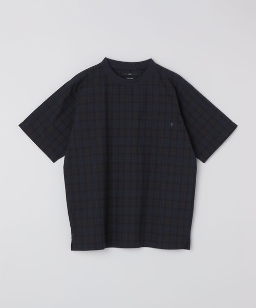 SHIPS（シップス）の「SHIPS:〈MADE IN JAPAN〉空羽 サッカー Tシャツ（Tシャツ/カットソー・メンズ・ブラック/ネイビー/ダークグレー/ライトグレー/コバルトブルー/ダークブルー/チャコールグレー・SMALL/X-LARGE/LARGE/MEDIUM）」の9枚目の写真