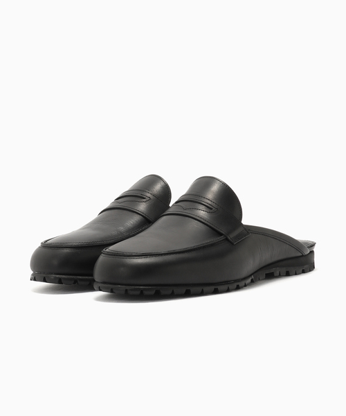 SimplyComplicated(シンプリーコンプリケイテッド)の「SimplyComplicated/シンプリーコンプリケイテッド LOAFER MULE(サンダル・メンズ・ブラック・9/XX-SMALL/100)」の7枚目の写真
