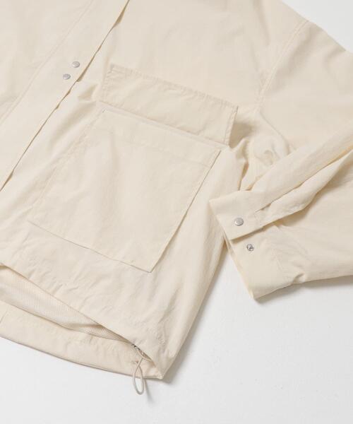 URBAN RESEARCH DOORS(アーバンリサーチドアーズ)の「撥水/防花粉スタンドブルゾン(ブルゾン・レディース・アイボリー/カーキ・FREE)」の11枚目の写真