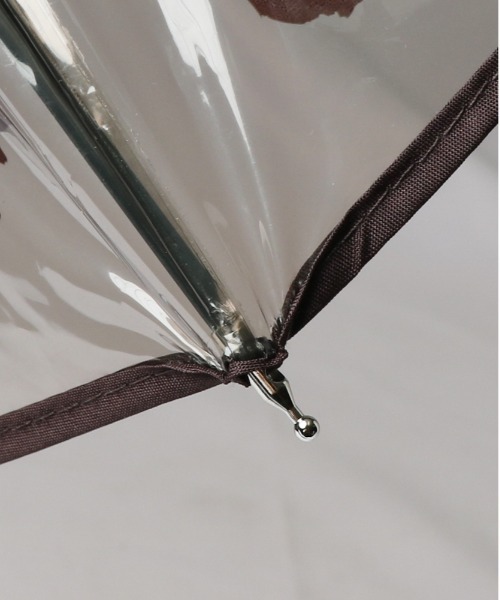 because（ビコーズ）の「because ビコーズ 長傘 クリア（長傘・メンズ・ブラウン・FREE）」の8枚目の写真