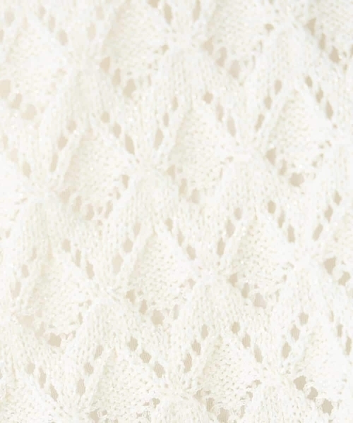 a.v.v（アーヴェヴェ）の「透かし編みニットプルオーバー（ニット/セーター・レディース・アイボリー・39）」の19枚目の写真