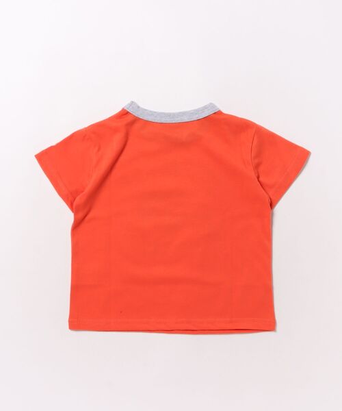 DILASH（ディラッシュ）の「【シワになりにくい】車グラフィック リンガーTシャツ（Tシャツ/カットソー・キッズ・オレンジ/グレー・80/90/100/110/120/130/140）」の7枚目の写真
