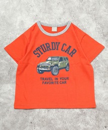 DILASH（ディラッシュ）の「【シワになりにくい】車グラフィック リンガーTシャツ（Tシャツ/カットソー）」