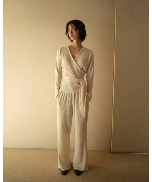Yuje（ユジェ）の「EASE PANTS (3color)（その他パンツ・レディース・アイボリー/Beige/チャコールグレー・FREE）」の18枚目の写真