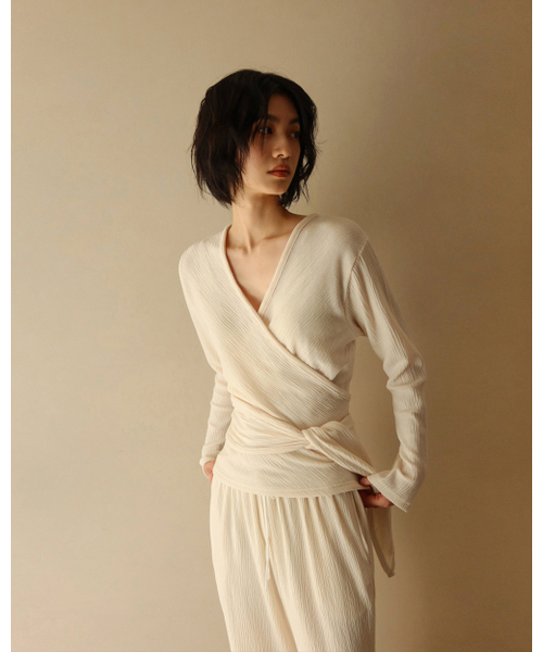 Yuje（ユジェ）の「EASE PANTS (3color)（その他パンツ・レディース・アイボリー/Beige/チャコールグレー・FREE）」の17枚目の写真