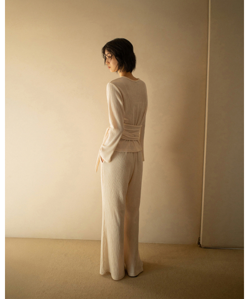 Yuje（ユジェ）の「EASE PANTS (3color)（その他パンツ・レディース・アイボリー/Beige/チャコールグレー・FREE）」の16枚目の写真