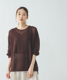 GLOBAL WORK | 洗えるメッシュラメプルオーバー＊タンク/640379(ニット/セーター)