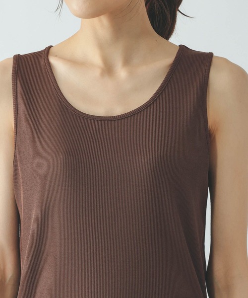 GLOBAL WORK（グローバルワーク）の「洗えるメッシュラメプルオーバー＊タンク/640379（ニット/セーター・レディース・オフホワイト/ダークブラウン/ダークグレー・LARGE/MEDIUM）」の17枚目の写真