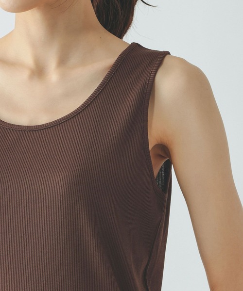 GLOBAL WORK（グローバルワーク）の「洗えるメッシュラメプルオーバー＊タンク/640379（ニット/セーター・レディース・オフホワイト/ダークブラウン/ダークグレー・LARGE/MEDIUM）」の18枚目の写真