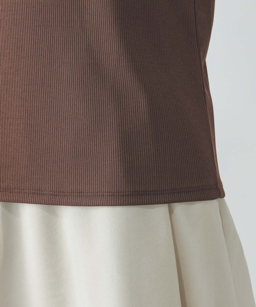 GLOBAL WORK（グローバルワーク）の「洗えるメッシュラメプルオーバー＊タンク/640379（ニット/セーター・レディース・オフホワイト/ダークブラウン/ダークグレー・LARGE/MEDIUM）」の19枚目の写真