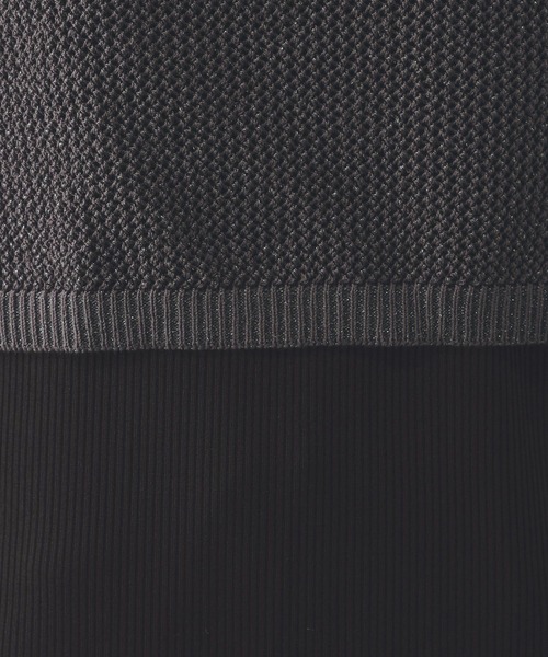 GLOBAL WORK（グローバルワーク）の「洗えるメッシュラメプルオーバー＊タンク/640379（ニット/セーター・レディース・オフホワイト/ダークブラウン/ダークグレー・LARGE/MEDIUM）」の22枚目の写真