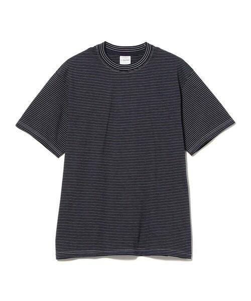 BRILLA per il gusto（ブリッラペルイルグースト）の「Yonetomi / ガーメントダイ ボーダー カットソー（Tシャツ/カットソー・メンズ・イエロー/オリーブ/グレー/ネイビー・1/3/2）」の3枚目の写真