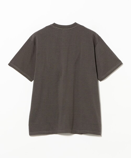 BRILLA per il gusto（ブリッラペルイルグースト）の「Yonetomi / ガーメントダイ ボーダー カットソー（Tシャツ/カットソー・メンズ・イエロー/オリーブ/グレー/ネイビー・1/3/2）」の18枚目の写真