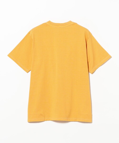 BRILLA per il gusto（ブリッラペルイルグースト）の「Yonetomi / ガーメントダイ ボーダー カットソー（Tシャツ/カットソー・メンズ・イエロー/オリーブ/グレー/ネイビー・1/3/2）」の14枚目の写真