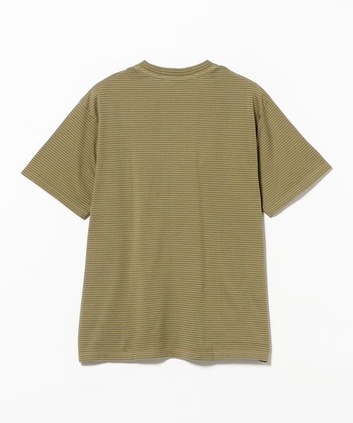 BRILLA per il gusto（ブリッラペルイルグースト）の「Yonetomi / ガーメントダイ ボーダー カットソー（Tシャツ/カットソー・メンズ・イエロー/オリーブ/グレー/ネイビー・1/3/2）」の10枚目の写真