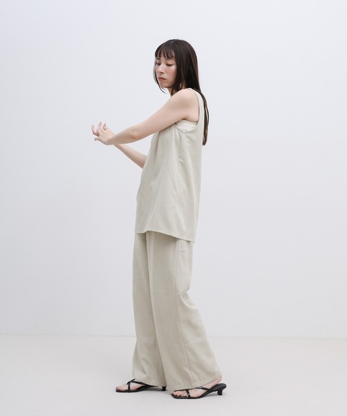 select MOCA（セレクトモカ）の「ピーチスキンリラックスワイドパンツ（その他パンツ・レディース・ブラウン/アイボリー/ブラック・LARGE/MEDIUM）」の20枚目の写真