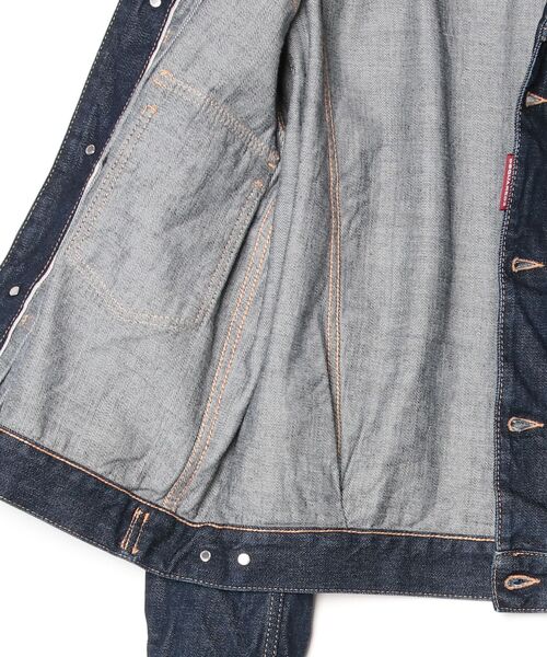 DSQUARED2(ディースクエアード)の「Rebel Jean Jacket Cimosa Authentic Japanese Wash/0252(デニムジャケット・メンズ・ブルー・46)」の3枚目の写真