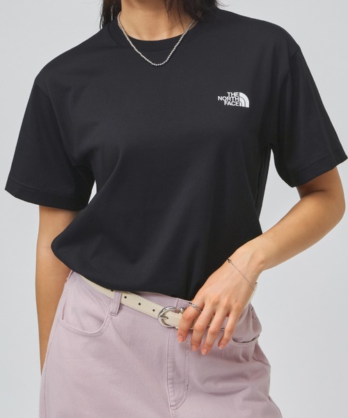 THE NORTH FACE（ザノースフェイス）の「ザ ノース フェイス THE NORTH FACE S/S Bandana Square Logo Tee ショートスリーブバンダナスクエアロゴティー（Tシャツ/カットソー・メンズ・ホワイト/ネイビー/ダークパープル/ブラック・S/M/L/LL/3L）」の5枚目の写真