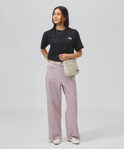 THE NORTH FACE（ザノースフェイス）の「ザ ノース フェイス THE NORTH FACE S/S Bandana Square Logo Tee ショートスリーブバンダナスクエアロゴティー（Tシャツ/カットソー・メンズ・ホワイト/ネイビー/ダークパープル/ブラック・S/M/L/LL/3L）」の8枚目の写真