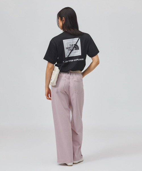 THE NORTH FACE（ザノースフェイス）の「ザ ノース フェイス THE NORTH FACE S/S Bandana Square Logo Tee ショートスリーブバンダナスクエアロゴティー（Tシャツ/カットソー・メンズ・ホワイト/ネイビー/ダークパープル/ブラック・S/M/L/LL/3L）」の10枚目の写真