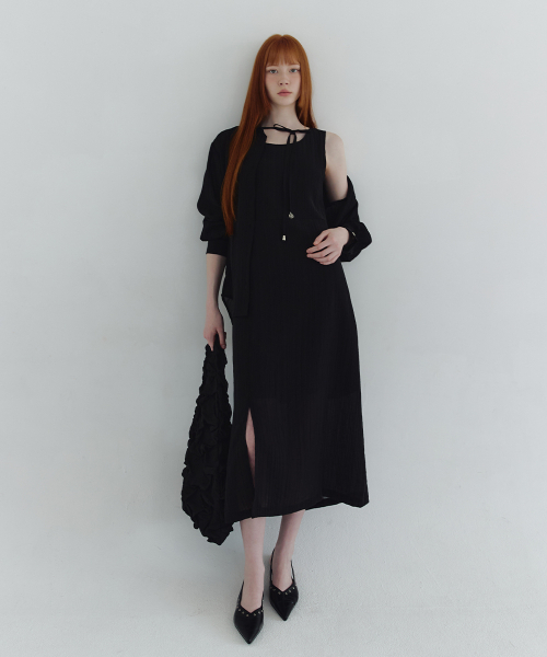 MICANE（ミケーネ）の「ビアストライプドレスシャツセットアップ（ワンピース・レディース・スカイブルー/ブラック/クリーム・SMALL/MEDIUM/LARGE/X-LARGE/XX-LARGE）」の22枚目の写真