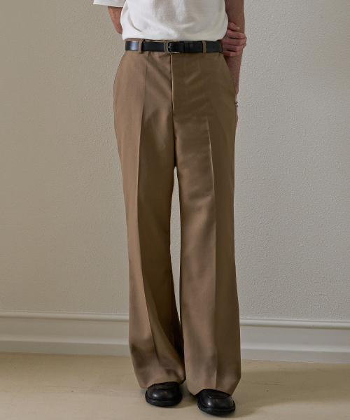 TRIP LE SENS(トリップ ル センス)の「カスタムミッドフレアスラックス_ベージュ_グローバル(スラックス・メンズ・その他・SMALL/MEDIUM/LARGE)」の1枚目の写真