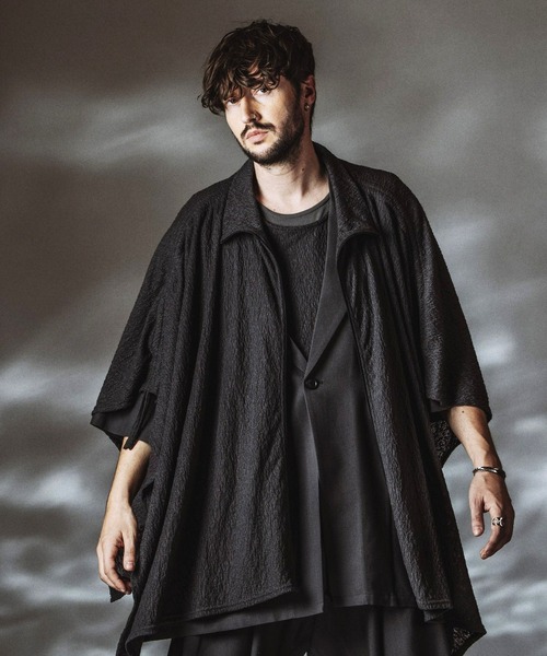 NO ID.(ノーアイディ)の「【NO ID.】Changing Long Jacket / チェンジング ロング ジャケット(テーラードジャケット・メンズ・その他23/グレー/ブラック・ONE SIZE)」の19枚目の写真