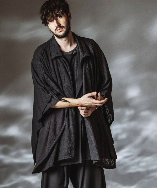 NO ID.(ノーアイディ)の「【NO ID.】Changing Long Jacket / チェンジング ロング ジャケット(テーラードジャケット・メンズ・その他23/グレー/ブラック・ONE SIZE)」の20枚目の写真