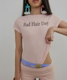 SCULPTOR（スカルプター）の「Bad Hair Day Baby Tee（Tシャツ/カットソー）」