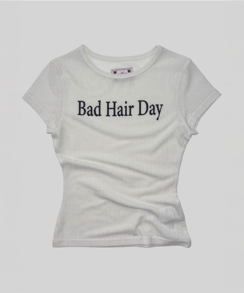 SCULPTOR(スカルプター)の「Bad Hair Day Baby Tee(Tシャツ/カットソー・レディース・ホワイト/ピンク/ブラウン・MEDIUM/SMALL/LARGE/X-SMALL)」の9枚目の写真